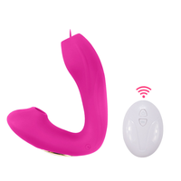 Drahtlose Fernbedienung Adult Toys Heizung Saugen Vibrator & Zunge lecken Vibrator Klitoris Stimulator Sexspielzeug für Frauen