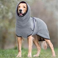 Neuer Europäisch-Amerikanischer Pullover für Haustiere Einfarbiger Fleece-Hundepullover Dickes Warmes Winterkleidungsstück für Große Hunde Großhandel