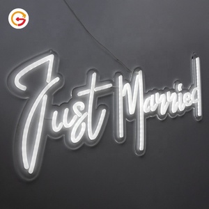 JAGUARSIGN Logotipo De acrílico De neón señal De boda De fabricante De decoración De fiesta suministros Enseigne De neón - Product Image 5