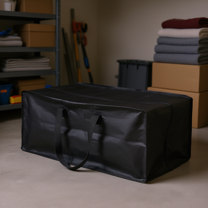 Bolsa de Almacenamiento Resistente de Tela Negra de 20 Galones de Mainstays, Bolsa de Gran Capacidad para Mudanzas y Organización - Product Image 2