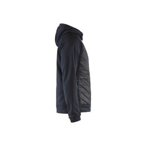BLAKLADER - 346325268699L Pull hybride Marine foncé/Noir-EAN 7330509713136 WORK HOODIES - Product Image 4