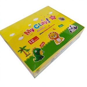 MIKATALE Animal Kingdom Themed Series Educational Creative Lightweight Air Dry 12 Colors Clay Gift Box for Eid Al-Fitr Gifts
