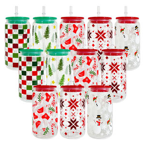 Ly nhựa nhiều màu 16oz bán buôn, in logo tùy chỉnh, kèm nắp và ống hút - Product Image 1