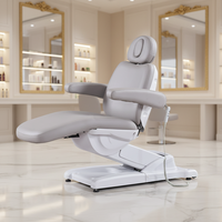 Table de massage électrique de luxe ergonomique à 3 moteurs pour salon de beauté, soins du visage, cils, SPA, hôtel et salle de sport