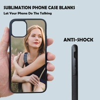 Coque de téléphone vierge Leadingplus personnalisée en TPU PC, antichoc et étanche, avec impression par sublimation 2D pour iPhone 11 12 Pro Max