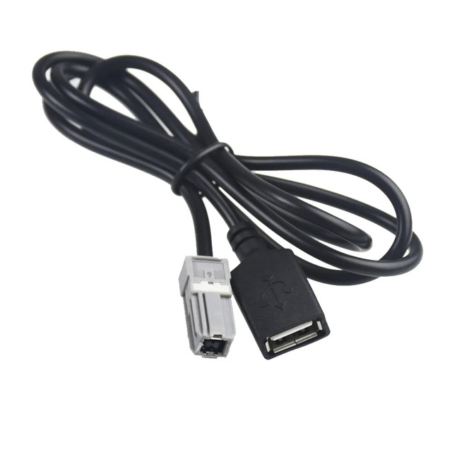 Car Aux Audio Media Transmission Wire to USB Adapter Conector for Toyota RAV4 EZ Verso Camry Car Accessories