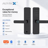 Cerradura Inteligente Auvinx con Huella Digital y App Tuya TTLock para Oficina, Alquiler y OEM