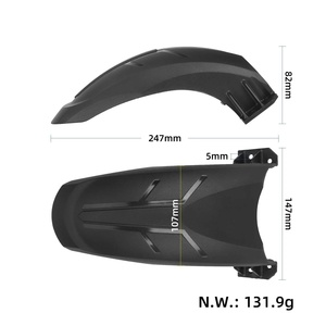 KuKirin G2 Max Front Rear Fender <b>Kit</b> Mudguard Splash Cover Set for <b>Electric</b> Scooter Replacement Parts - Product Image 3