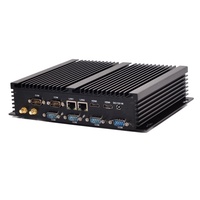 MiniTree I7 4500U 2LAN 6COM PC industriel robuste sans ventilateur, double HD DDR3L 8 Go MSATA SATA, PC embarqué, Win10 Pro, ordinateur industriel