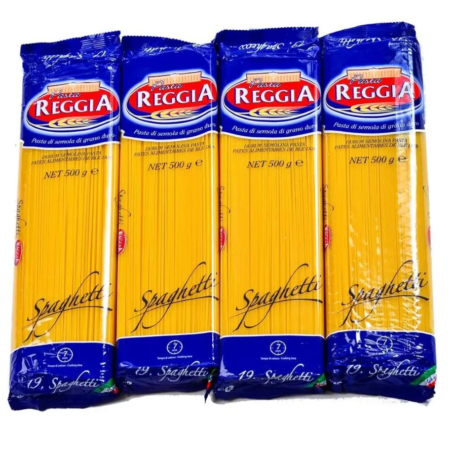 Gluten arme Verpackung Spaghetti Nudel Brutto koch funktion Pulver Hand gewicht Fett