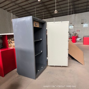 ตู้เซฟนิรภัยกันไฟแบบหนาพิเศษ 1000x650x550 มม. พร้อมกุญแจกลไก แบบตั้งพื้น สำหรับสำนักงานและบ้าน วัสดุเหล็กกล้าคาร์บอน รูปทรงสี่เหลี่ยมผืนผ้า - Product Image 3