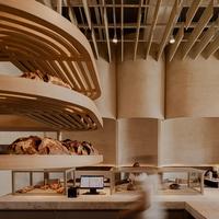Meuble de décoration d'intérieur personnalisable Kiosque en bois haut de gamme Boulangerie Comptoir d'exposition Éclairage décoratif