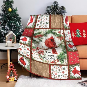 Christmas Snowman Snowflake Santa Flannel Blanket <b>Throw</b> Blanket Nap Blanket Festive Winter Warm <b>Super</b> <b>Soft</b> Machine Washable - Product Image 6