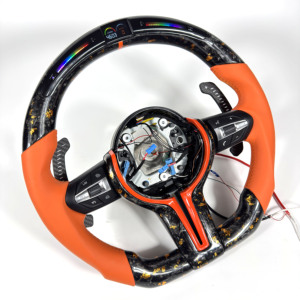 Volante de Fibra de Carbono para <span class=keywords><strong>BMW</strong></span> F10 F11 F15 F18 F20 F23 F25 F30 F32 F35 F40 F80 E84 E87 E90 E92 E93, Accesorios para Automóviles - Product Image 2