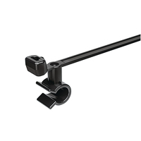 Collier de serrage intégré avec pince pour tube PA66, attache de faisceau de câbles automobile, pince de tuyau rotative, serre-câble pour le regroupement des câbles du moteur automobile