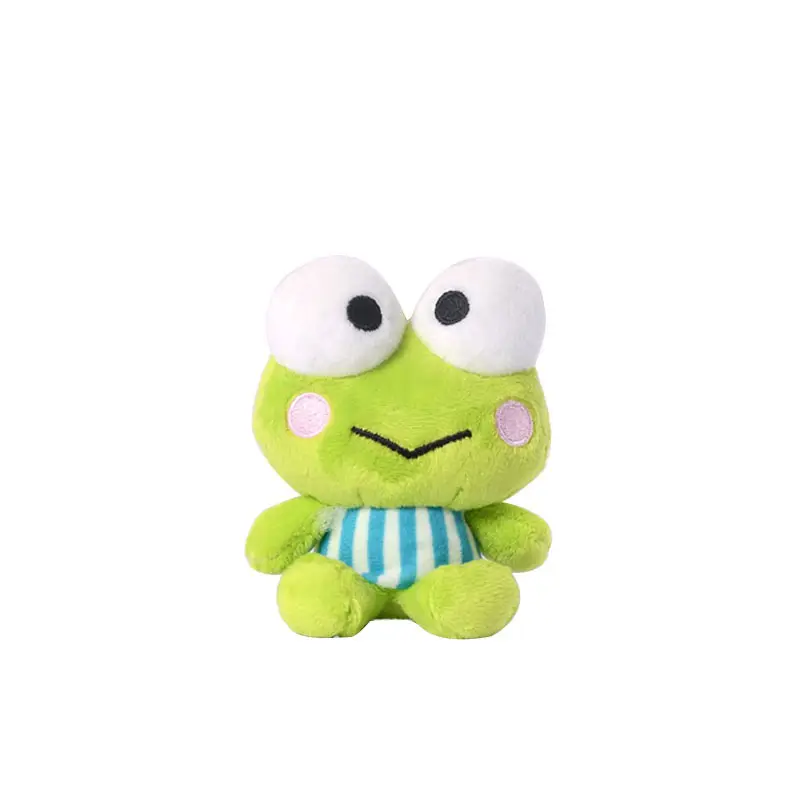 Botu quente 10cm kawaii Kero Keroppi boneca de pelúcia anime cartoon saco pingente Sapo Verde brindes animais de pelúcia mini brinquedo chaveiro