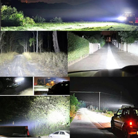 Nouvelle barre lumineuse LED pour camion, haute puissance, qualité supérieure, 6D tout-terrain, étanche IP68, 6500K, 72W, aluminium, simple rangée, mince, fine, 7-50 pouces