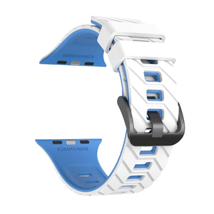 Bracelets de montre en silicone bicolores attrayants de qualité supérieure, souples et étanches pour <span class=keywords><strong>Apple</strong></span> <span class=keywords><strong>Watch</strong></span> Series <span class=keywords><strong>7</strong></span> 41 mm - Product Image 4