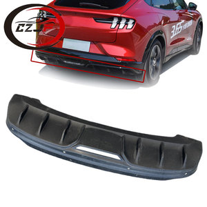Czjf กันชนหลังกันชนล่างสำหรับรถ <span class=keywords><strong>Ford</strong></span> Mach เสื่อมีรูเรดาร์ MZ8B-17F954-A ทาสีสไตล์ <span class=keywords><strong>GT</strong></span> - Product Image 1