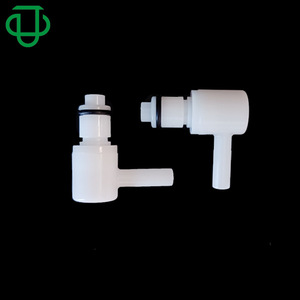 L-Series 90 Degree POM Plastic Valve Connector 1/2 In Quick Male Water <b>Control</b> Valve For Plumbing Systems - Product Image 2
