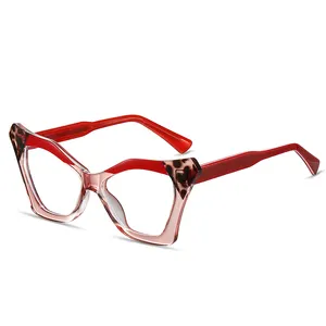 AMEXI Anti mavi ışık gözlük unisex kare TR90 asetat rame optik gözlük moda ve trendy gözlük çerçeveleri TV gözlük
