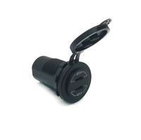 Nouveau chargeur de voiture rapide 48W PD Type-C QC3.0, prise USB-C 12V, étanche, anti-poussière, voltmètre, interrupteur marche/arrêt, certifié CE