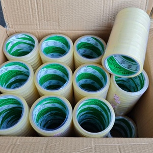 Custom Logo 40mic*48mm*100Y Transparent Bopp Adhesive <b>Tape</b> Clear Packing <b>Tape</b> for Office Home - Product Image 6