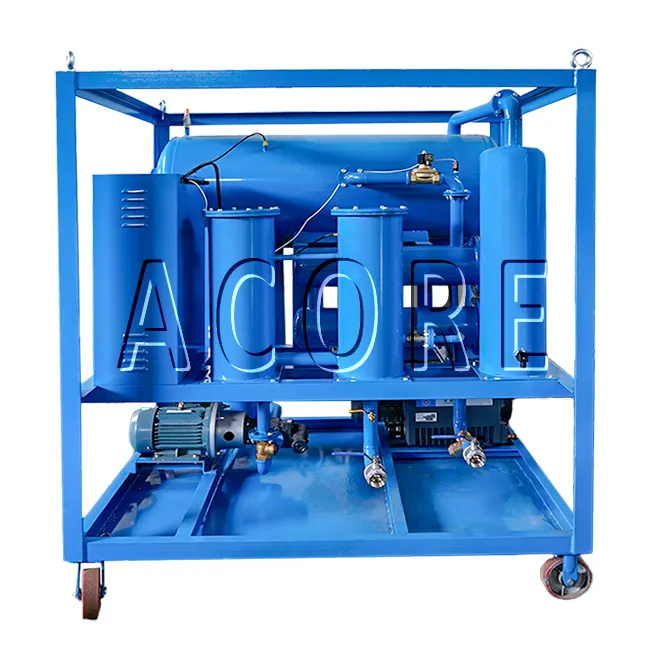 High Quality High Precision Double-stage High Vacuum Transformer Oil Filter Machine for Algeria Brazil United Arab Emirates