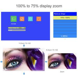 โปรเจคเตอร์ TouYinger M21 1080P LED Full HD <span class=keywords><strong>7000</strong></span> ลูเมนส์ 3D พร้อมระบบเสียง HIFI STEREO และลำโพงในตัวสำหรับโฮมเธียเตอร์ - Product Image 5