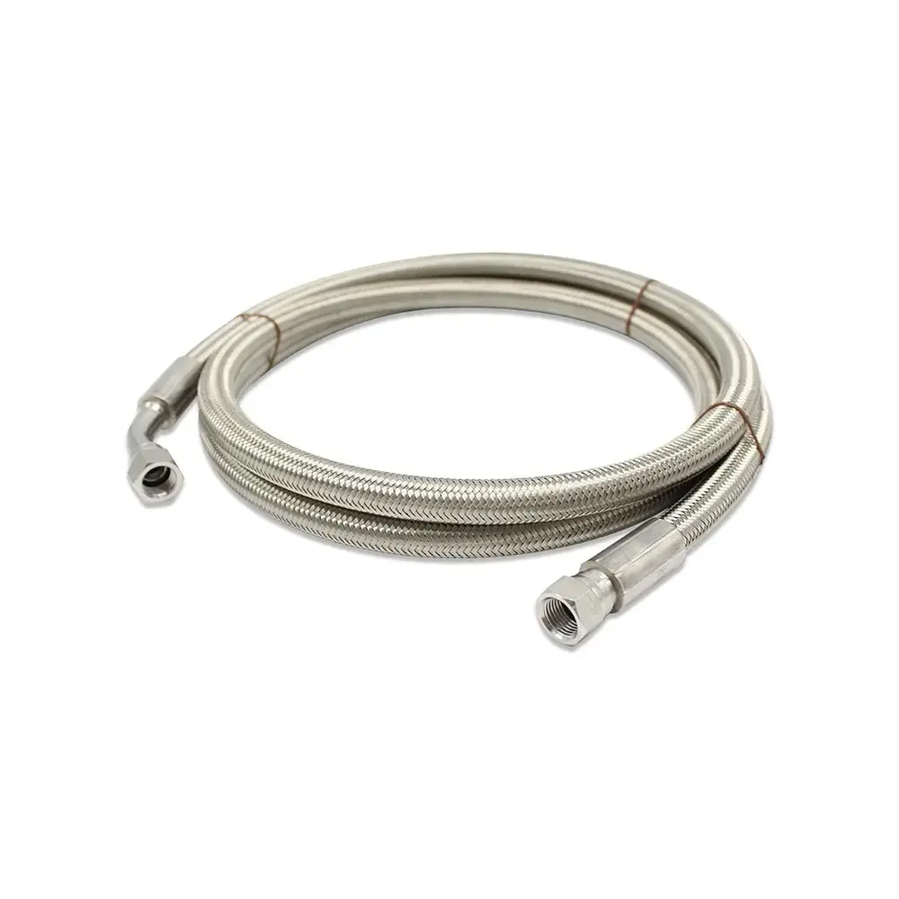 Customizable PTFE Hydraulic Hoses Oil Pipe Rubber Hose Assembly High Temp Corrosion Resistance Durable R14 T eflon Hose