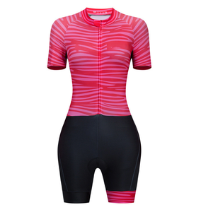 Wrinkle Resistant Easy Care Lightweight Cycling Suit Customizable <b>Red</b> Black Stripe for Commuting Training Road <b>Bike</b> Wear - Product Image 2