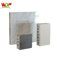 Panneau en pierre écologique en aluminium alvéolé WDF, résistant à la pression du vent, en marbre et granit, 3-5 mm, garantie 5 ans