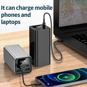 Batterie externe 100W 20000mAh, batterie externe de grande capacité, batterie externe portable, charge rapide avec affichage numérique - Product Image 2