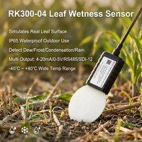 Capteur d'humidité et de température des feuilles RK300-04, haute précision, réponse rapide, sorties multiples, IP65, pour le contrôle de l'irrigation agricole