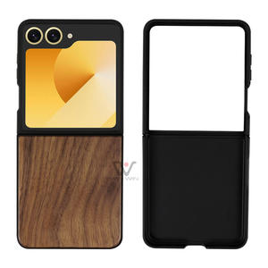 Funda fina de madera con patrón de teléfono para Samsung Galaxy <span class=keywords><strong>Z</strong></span> Fold 7, funda protectora de PC a prueba de golpes, fundas de nogal para Samsung <span class=keywords><strong>Z</strong></span> <span class=keywords><strong>Flip</strong></span> 7 - Product Image 2