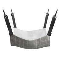 Hamac suspendu pour chat, double face, respirant, en polaire, imprimé, chaud et chauffant, pour cage ou fenêtre, vente en gros, 4