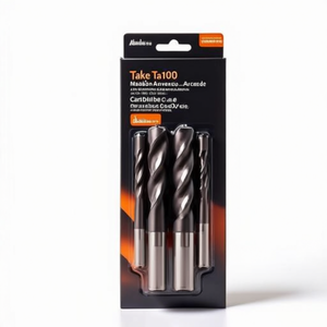 Foret universel en carbure Ttake Ta1003, revêtement Nano TiAlN, 5xD, non percé, pour machines-outils - Product Image 2