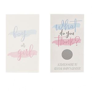 Décoration de révélation de sexe Garçon ou Fille Carte de divulgation de sexe Fille Garçon Anniversaire Baby Shower Baptême Fête Décoration Fournitures - Product Image 6