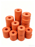 Rolo de Borracha de Silicone Antiaderente Resistente a Altas Temperaturas para Acessórios de Máquina de Laminação de Filme de Transferência Térmica e Hot Stamping