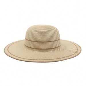 New Two Tone Color Floppy Sun Hat Spring Summer Outdoor Travel <b>Sunscreen</b> Beach Hat for Men and Women - Product Image 4