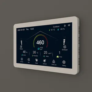 Hrv Erv Mvhr Hvac Systeem Controller Geschikt Voor Ac Ec Dc Fans 7 ''Smart Home Tuya Wifi Rs485 Controller