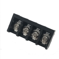 Bloque de Terminales de Barrera para PCB XINKE, Paso de 9.5mm, Conector Negro, 300V 30A para Alta Potencia HB9500-9.5MM