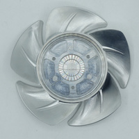 JXD Machining, usinage CNC sur mesure pour l'usinage de roues d'impeller de turbocompresseur en acier inoxydable à tolérances strictes, rotor de compresseur automobile