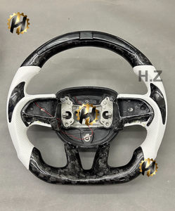 Volante Deportivo de Cuero y Fibra de Carbono HZ para Dodge Charger SRT Durango HELLCAT, Venta Directa de Fábrica - Product Image 2
