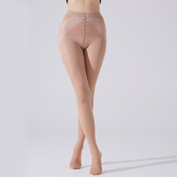 Pantimedias de Mujer Talla Grande 40D con Control de Abdomen y Efecto Levanta Glúteos, Alta Elasticidad, Antienganches, Moldeadoras, Efecto Piel de Durazno, Listas para Enviar