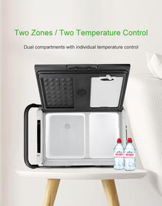 TWW75/TWW95 dos zonas DC 12V neveras y congelador profundo mini al aire libre camping coche hogar refrigerador de doble uso - Product Image 6