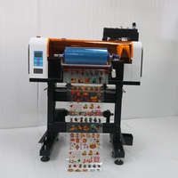 Printer UV DTF Otomatis YXSM A3+ dengan Dual Print Head XP600, Pencampur Tinta Putih, Multifungsi, dan Roller Pembersih Kaca Otomatis