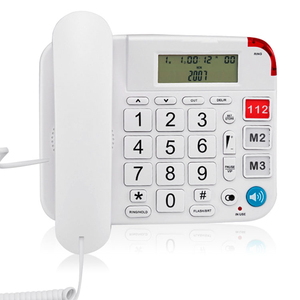 Người già của Analog điện thoại với Big nút và người gọi <span class=keywords><strong>ID</strong></span> giá rẻ có dây điện thoại cố định - Product Image 5