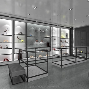 Idee di design d'interni di scarpe di fabbrica scarpe da parete espositori di lusso designer scarpe da donna <span class=keywords><strong>negozio</strong></span> personalizzato - Product Image 4