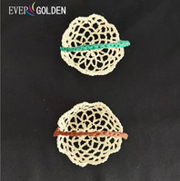 Panier de rangement rond élégant en coton 100% tressé à la main, imperméable, pour la maison – Vente chaude